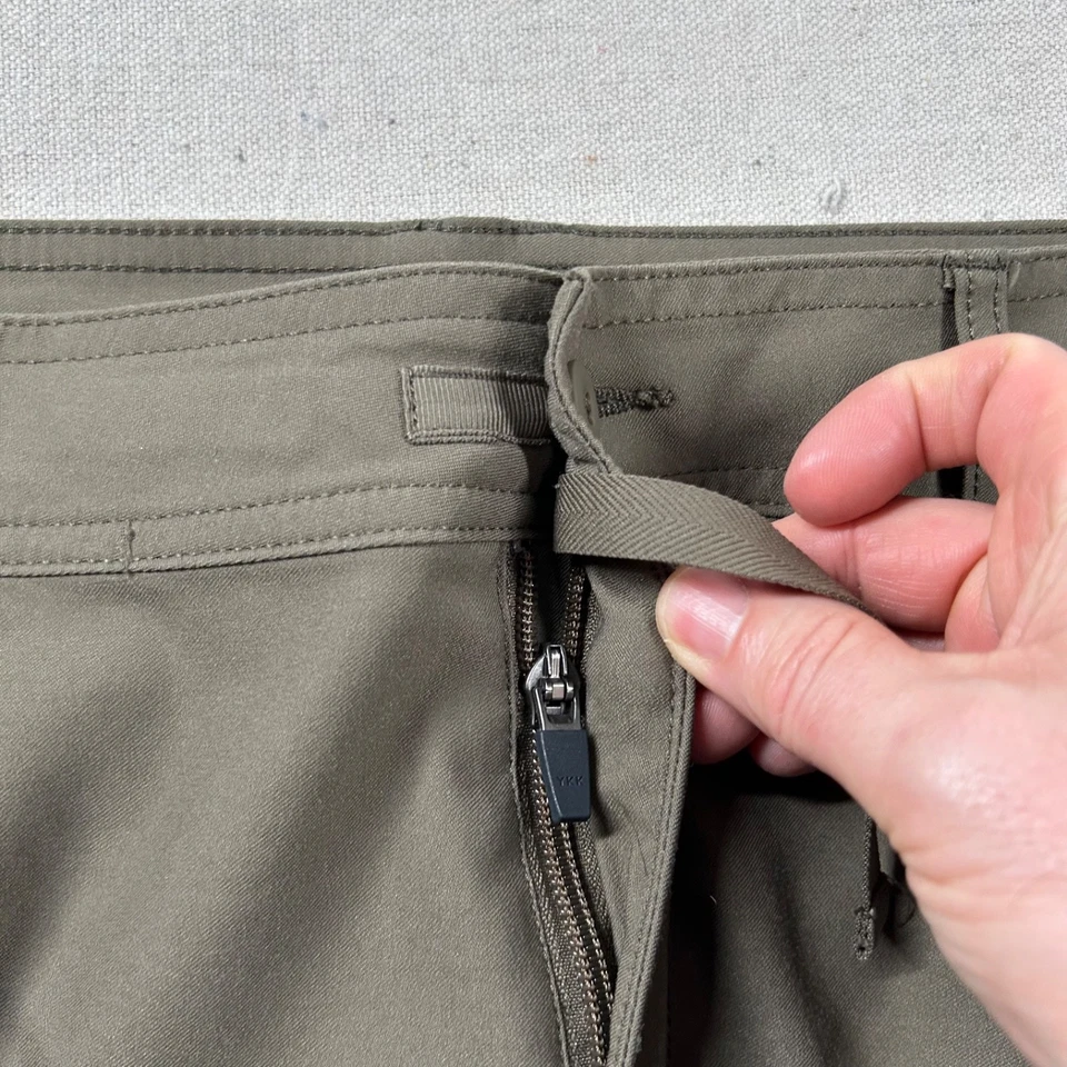 Prana Pants Womens 18w/RG Halle Straight Roll Tab Snap Hiking Cargo Outdoor - Image 3 of 4