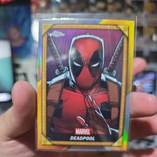 2025 Topps Chrome Deadpool Deadpool Comic Book Gold #CB-3
