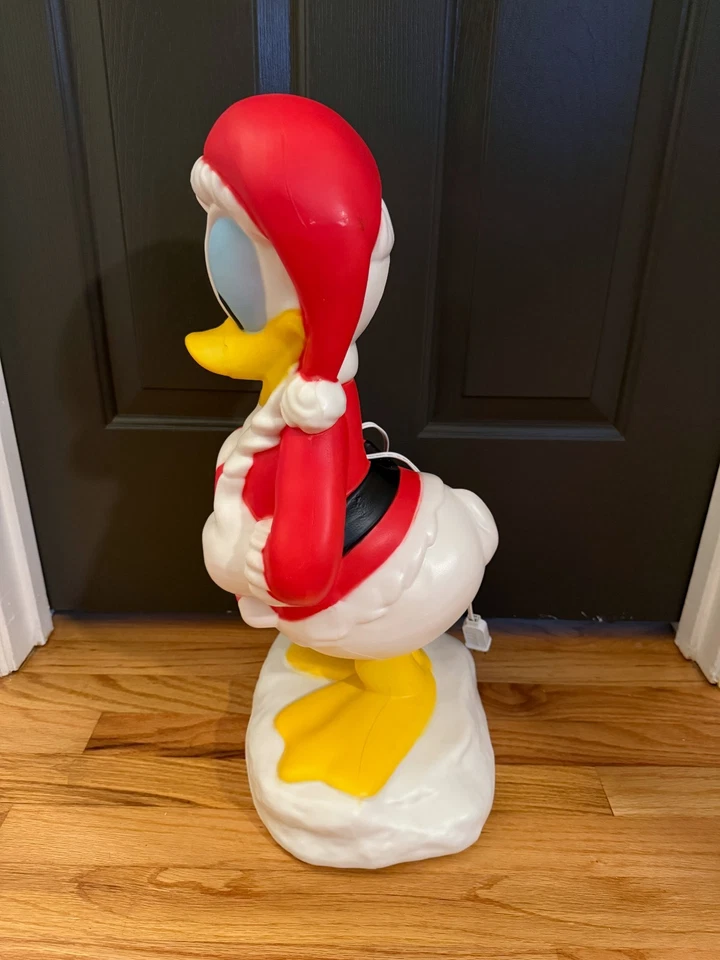 2025 Disney Donald Duck As Santa Claus Lighted Blow Mold Waltmart exclusive NEW! - Image 3 of 4