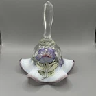 Fenton Art Glass Bell Hand Painted & Artist Signed - GORGEOUS!