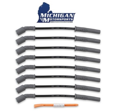 MSD Super Conductor Spark Plug Wire Set Black 8.5mm | 1999 2013 GM Truck SUV LS