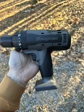 NEW SNAP ON TOOLS 18V Cordless Hammer Drill GUN-METAL GREY CDR8850HGMDB TOOLONLY