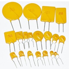 16V 30V 60V 72V 250V Resettable Fuse Radial Lead Polyswitch PPTC 0.05A - 5A