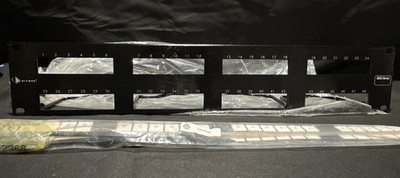 Siemon MX-PNL-48 MAX Series 48-Port Modular Patch Panel 2U Rack Mount Unloaded