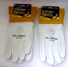 TILLMAN 24CM  Welding Glove, 4" Cuff, Top  Grain  kidskin,  Medium  (6 Pairs-Pk)