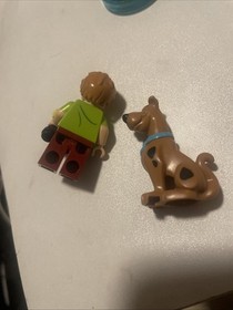 Scooby Doo And Shaggy Lego Minifig With Game Tags