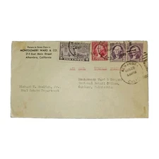 1933 Montgomery Ward Alhambra CA Airmail Special Delivery Cover to Oakland CA