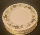 Royal Doulton Larchmont Fine Bone China Bread Plates x7 — photo 1