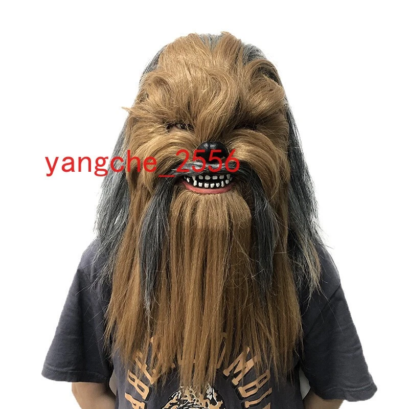 NEW Chewbacca Star Wars Helmet Mask Cosplay Terror Accessories Halloween Mask - Image 2 of 4