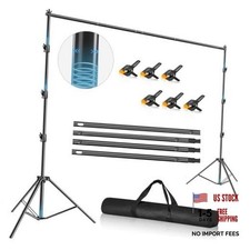 12 x 10ft Photo Video Studio Heavy Duty Backdrop Stand, Adjustable 10 12ft