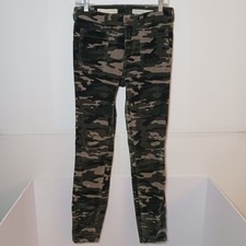 Pilcro and the Letterpress Anthropologie High Rise Skinny Jeans Women Sz 26X28