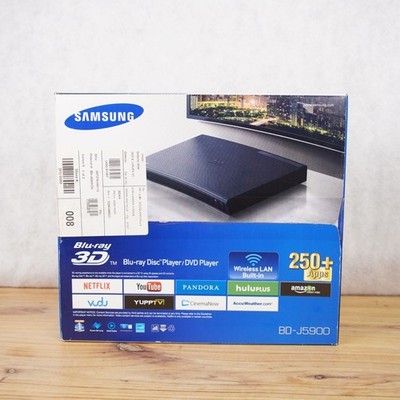 Samsung BD-J5900 3D Blu-Ray DVD Player With Wi-Fi Built-In Netflix Hulu New
