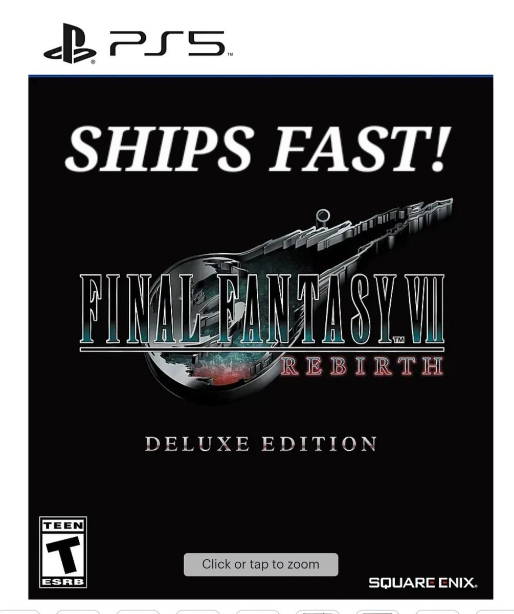 Final Fantasy 7 VII Rebirth - Deluxe Edition - PS5 - New Sealed IN