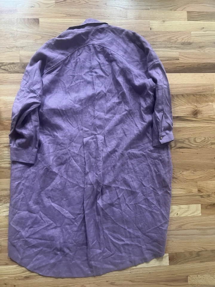 Doroteyya Tsarska Linen Duster Coat - Image 2 of 4