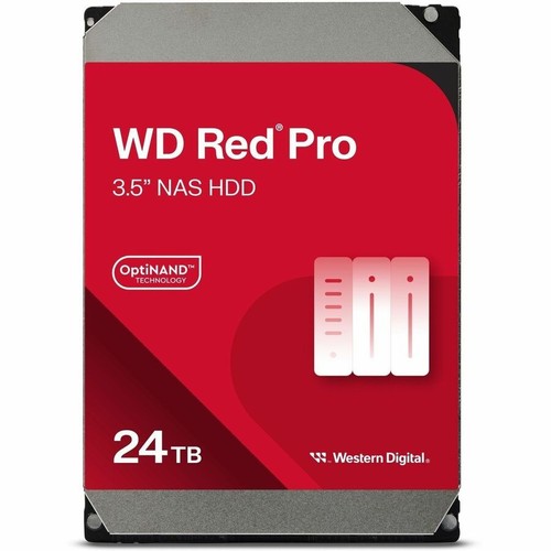 WD Red Pro 24TB 3,5" SATA HDD - 7200 RPM, 512MB Cache, CMR, WD240KFGX