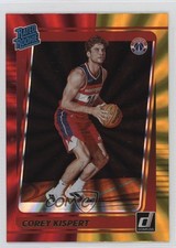 2021 Panini Donruss Rated Rookie Holo Red & Gold Laser Corey Kispert #233 1pe0