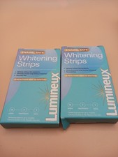 Lumineux Teeth Whitening Strips 2PK 14 Strips Each   7 Treatments, Enamel Safe