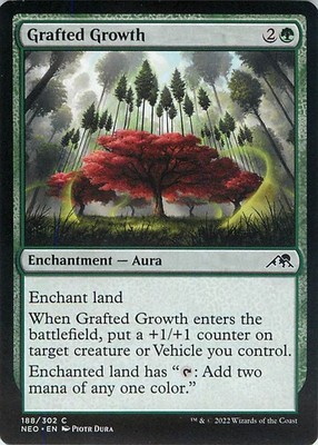 Grafted Growth C Kamigawa: Neon Dynasty 188 NM