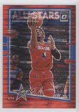 2020-21 Panini Donruss Optic All-Stars Red Pulsar Prizm Donovan Mitchell #14 4m4