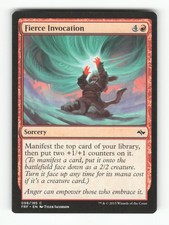 Fierce Invocation C Fate Reforged 98 LP Normal MTG