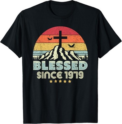 Blessed Since 1979 Shirt. Christian Gift T-Shirt