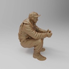 SW8242 US WW2 Bomber Crew in Action - Tail Gunner