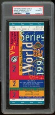 Chad Ogea Kevin Brown Ticket 1997 World Series Game 2 PSA Authentic 