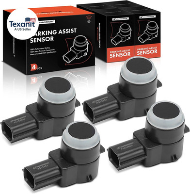 4-PC Rear Reverse Backup Parking Assist Sensor Compatible with Chevy, GMC & Cadi