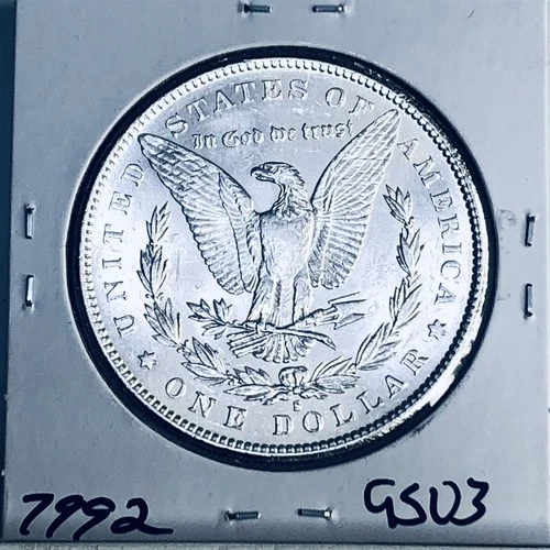 1891 S BU GEM MORGAN SILVER DOLLAR UNC MS+++ U.S. MINT RARE COIN 7992