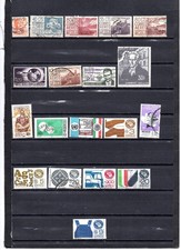 lot de 19 timbres Mexique 1951 à 1984