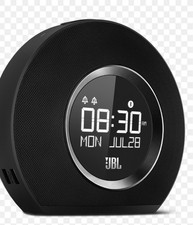 JBL Horizon -Bluetooth Clock Radio USB Charger Adaptor Ambient Light Black
