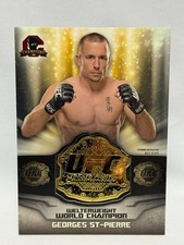 2014 Topps UFC Champions Georges St-Pierre Champions Single Belt Relic CB-1