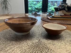 Set Of Two (2) Suribachi Mortar Bowls (5.5” X 2.5” & 4” X 1.5”)