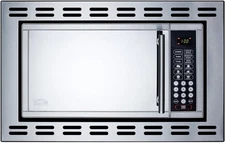 Summit 24” Over The Range Microwave, 0.9 cu.ft. Built In Microwave, Stainless...