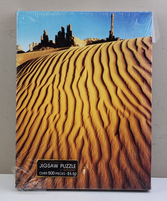 NEW / SEALED Vintage Springbok PZL4098 Sand Sculpture Desert Jigsaw Puzzle