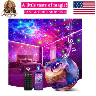 Galaxy Projector for Bedroom,15-Color Galaxy Light Projector Star Projector f...