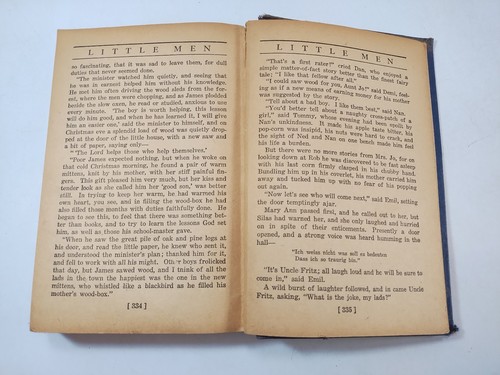 Little Men by Louisa May Alcott Antique Hardcover Book Vintage - Ships Fast!!! - Picture 13 of 14