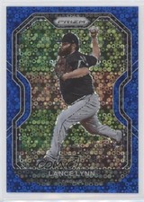2021 Panini Prizm Tier III Blue Donut Circle Prizm 49/199 Lance Lynn #240 0i4k