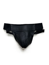 Mens Leather jockstrap Without Zip and elasticated waistband