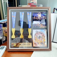 Club Am&eacute;rica Liga MX  Champions Football 3 Gold Medal With Big Frame