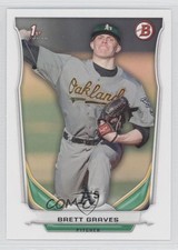 2014 Bowman Draft Brett Graves #DP73 16yx