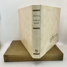 FOTRON HEATSEAL PHOTO 20 PAGE ALBUM Vintage 60s Photograph Holder Slip Cover Box