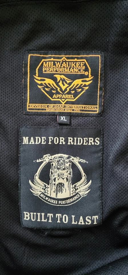 Milwaukee Leather Armored Flannel Biker Shirt w/Kevlar® Liner Men's XL - Image 3 of 4