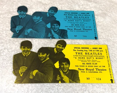 Beatles Ticket Stub In Beatles Concert Memorabilia for sale | eBay