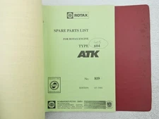 1988-1994 ATK Rotax 244 250 350 604 Parts Books Lists Manuals Motocross B12003