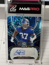 Gary Brightwell 2021 Panini Spectra Light Blue Disco Rookie Auto /50 #254