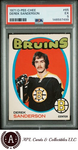 Derek Sanderson #65 1971 O-Pee-Chee card