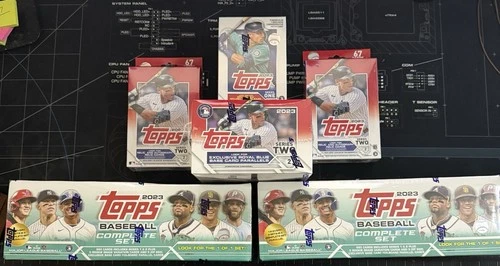 2023 Topps Series 1 & 2 Bundle-2 hangers, blaster, jumbo box and 2 complete sets