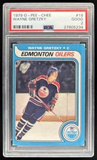 1979-80 O-Pee-Chee Wayne Gretzky Rookie RC #18 Oilers PSA 2