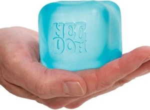 Schylling Nice Cube Nee Doh Stress Ball - Sensory Toys Needoh Fidget Toys Blue